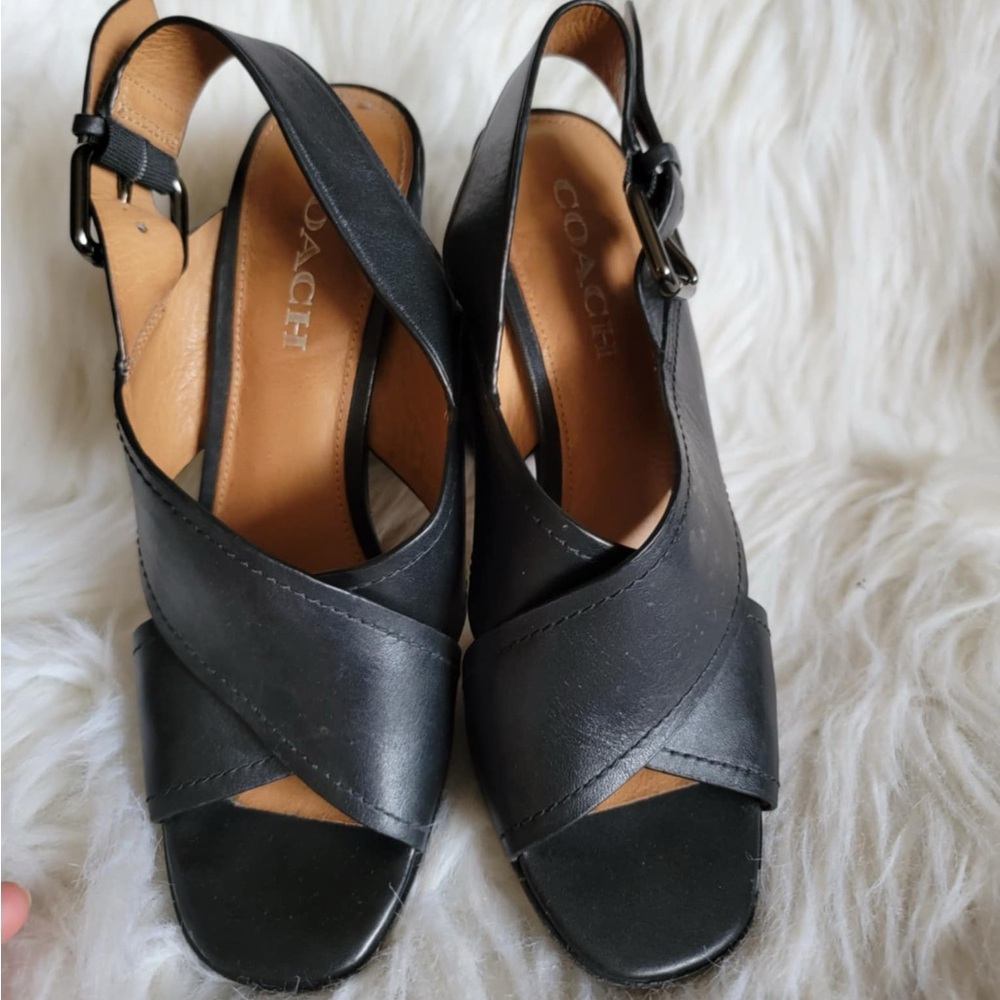 Coach heels shoes